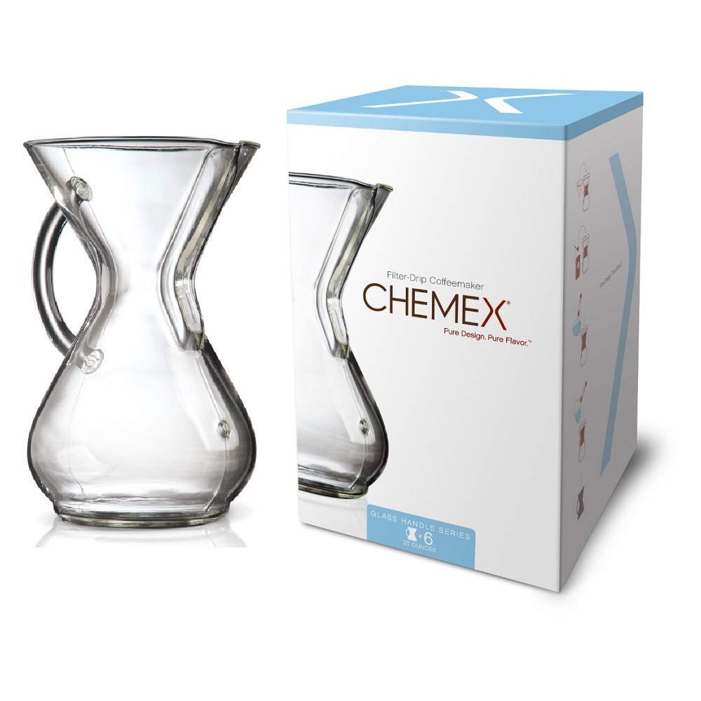 Chemex | Glaskaraffe mit Glasgriff für 6 Tassen